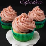 NEAPOLITAN CUPCAKES. Moist chocolate and vanilla marble cupcake with a strawberry buttercream. Easy to make and simple ingredients.