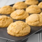 CORNBREAD MUFFINS. These hearty muffins are softer and more moist than your standard cornbread. Individual and ready-to-serve portions, they are a perfect pairing with your favorite bowl of chili or stew.