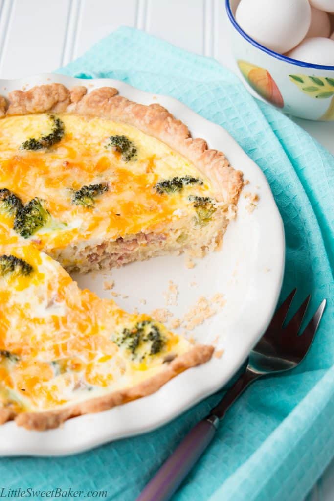 Easy Homemade Quiche Recipe Little Sweet Baker
