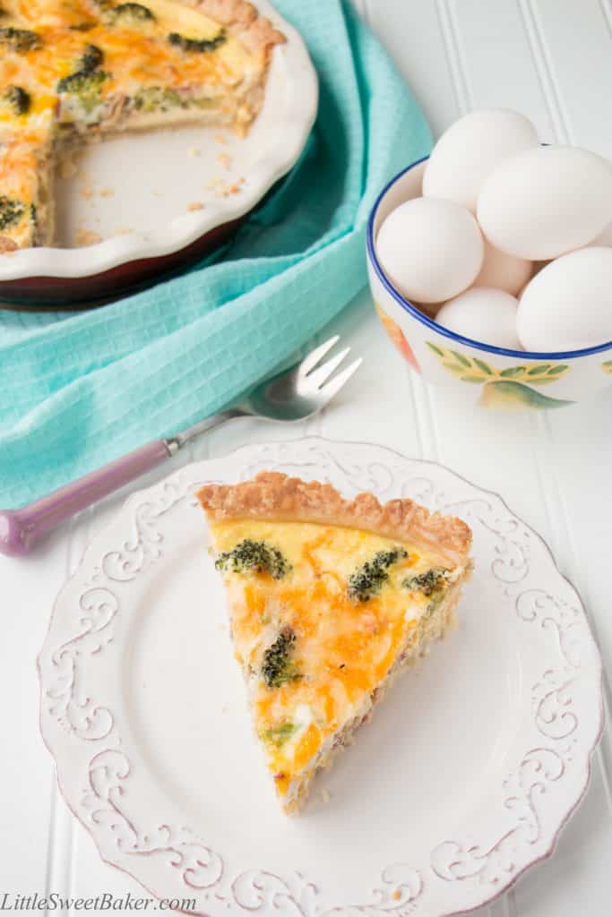 Easy Homemade Quiche Recipe - Little Sweet Baker