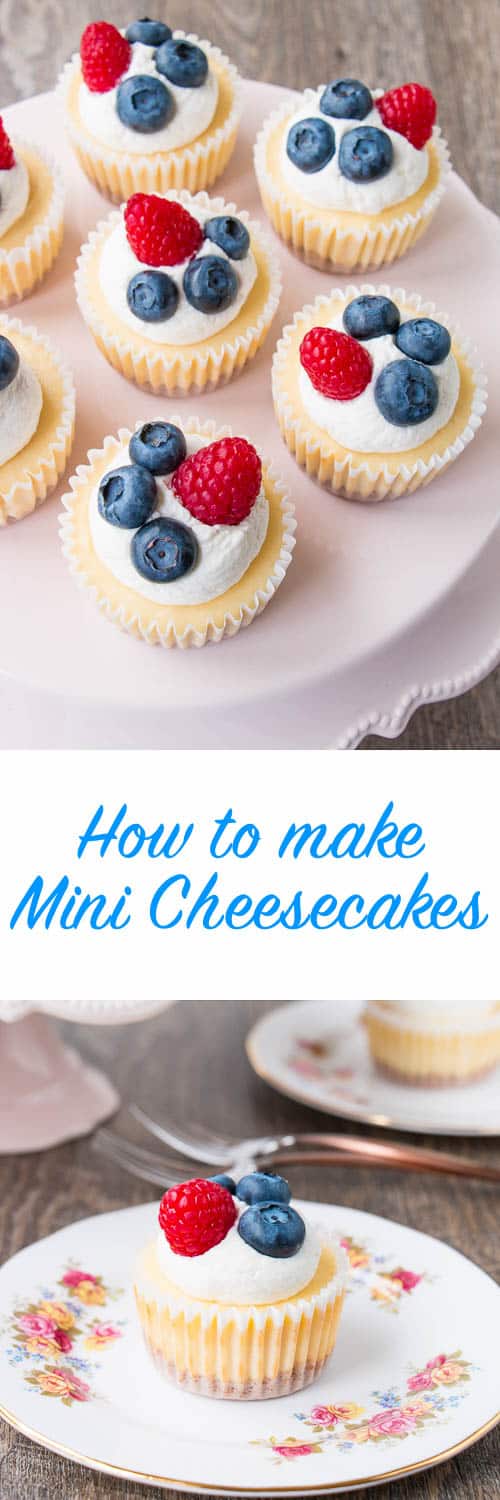 A smooth, creamy, and tangy cheesecake baked on top of a buttery graham cracker crust. These delicious little beauties prove that good things come in small packages. Just 6 ingredients and 20 mins bake time.{Video Recipe}
