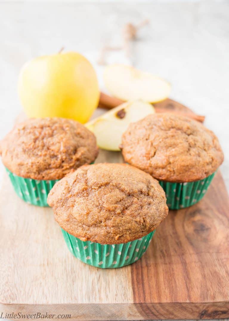 Healthy Apple Carrot Muffins (video) Little Sweet Baker