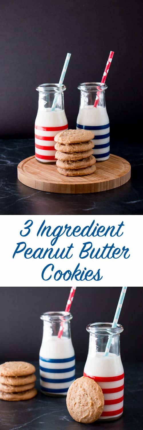 Peanut butter, sugar and an egg is all you need to make these fabulous cookies in a snap!(video recipe)