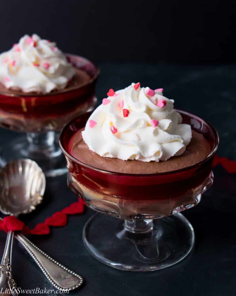 This eggless chocolate mousse uses a secret ingredient to add more depth in flavor, sweetness and fluffy texture. It's incredibly easy to make and heavenly delicious! 