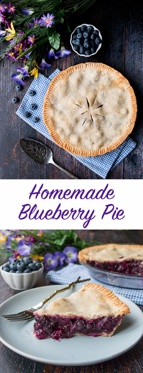 This is a tender flaky pie crust filled with juicy blueberry goodness - just like grandma used to make. This recipe is easy peasy and delicious!