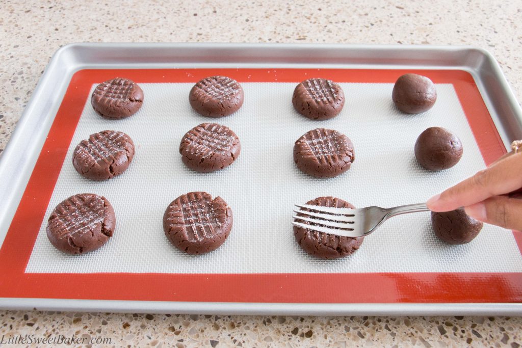 These ultra chewy cookies are rich and fudgy like a brownie with creamy peanut butter taste.