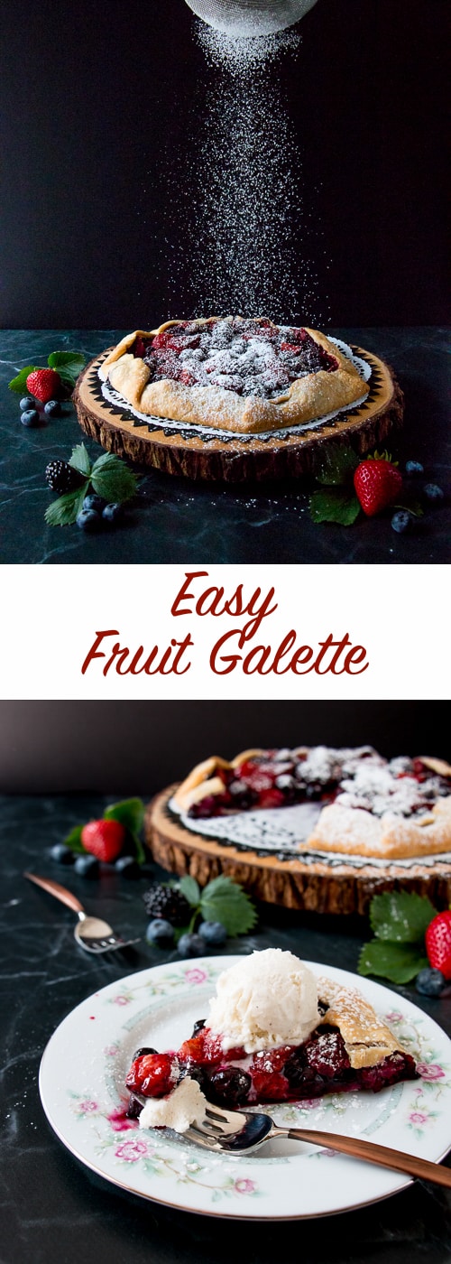 Enjoy your favorite seasonal fruits with this uber-easy galette recipe. You can whip this up in a matter of minutes for any occasion.