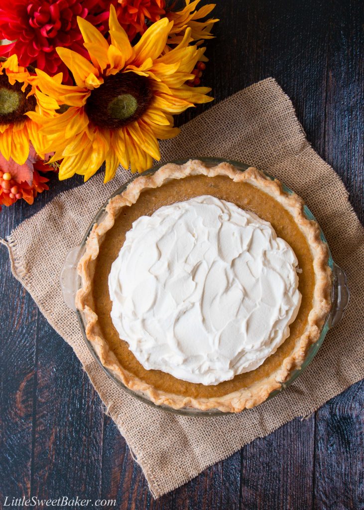 Sweet potatoes baked with butter and autumn spices in a crispy flaky pie crust makes this a true Southern favorite.