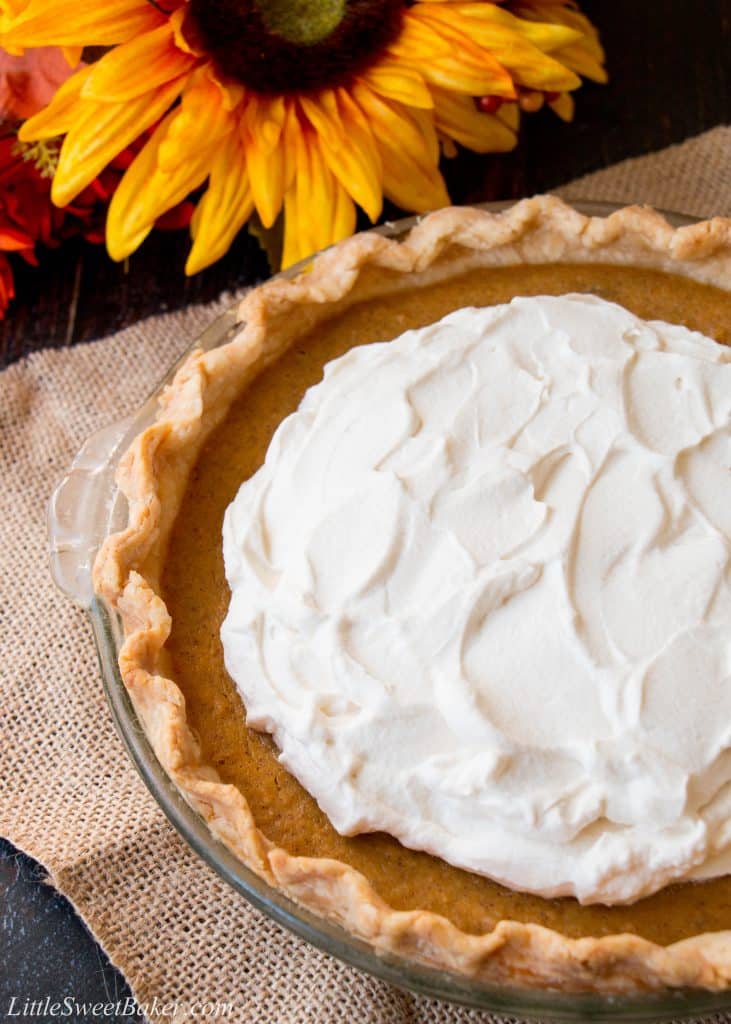 Sweet potatoes baked with butter and autumn spices in a crispy flaky pie crust makes this a true Southern favorite.