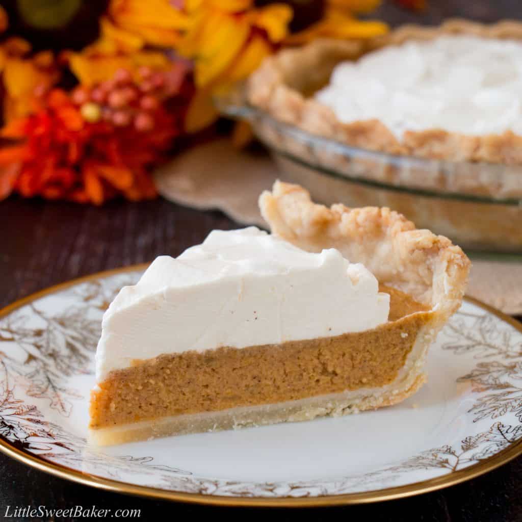 Sweet potatoes baked with butter and autumn spices in a crispy flaky pie crust makes this a true Southern favorite.