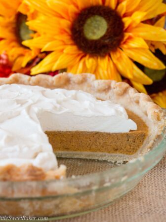 Sweet potatoes baked with butter and autumn spices in a crispy flaky pie crust makes this a true Southern favorite.