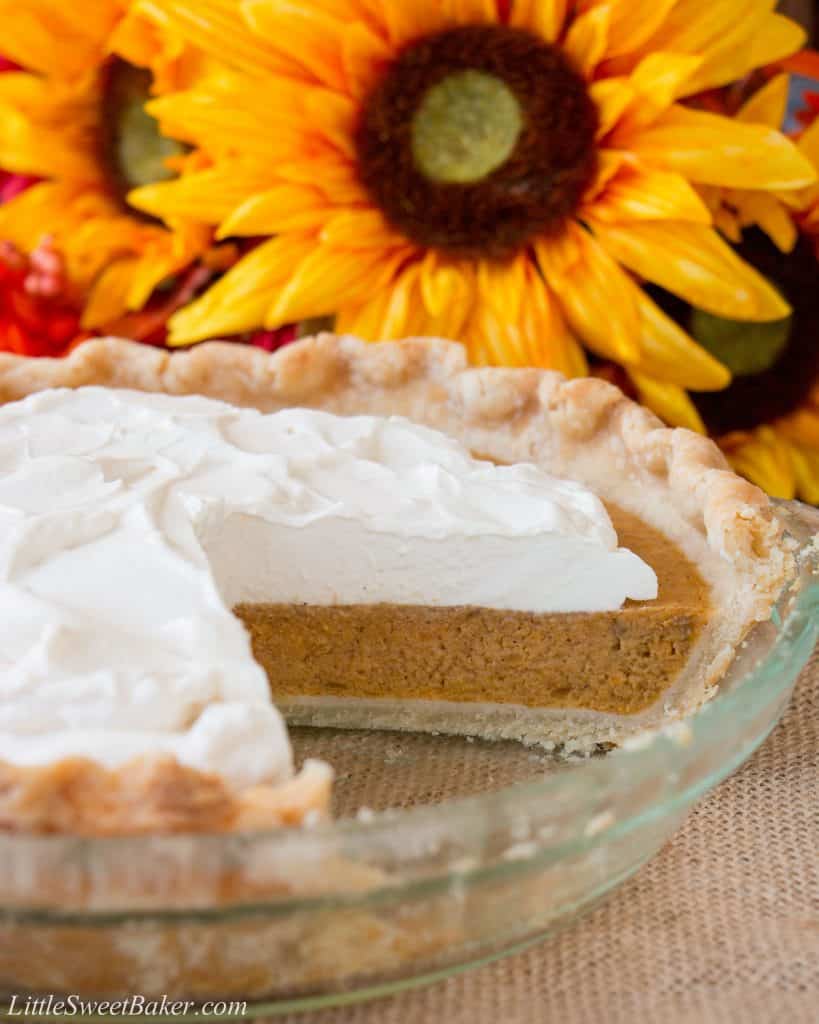 Sweet potatoes baked with butter and autumn spices in a crispy flaky pie crust makes this a true Southern favorite.