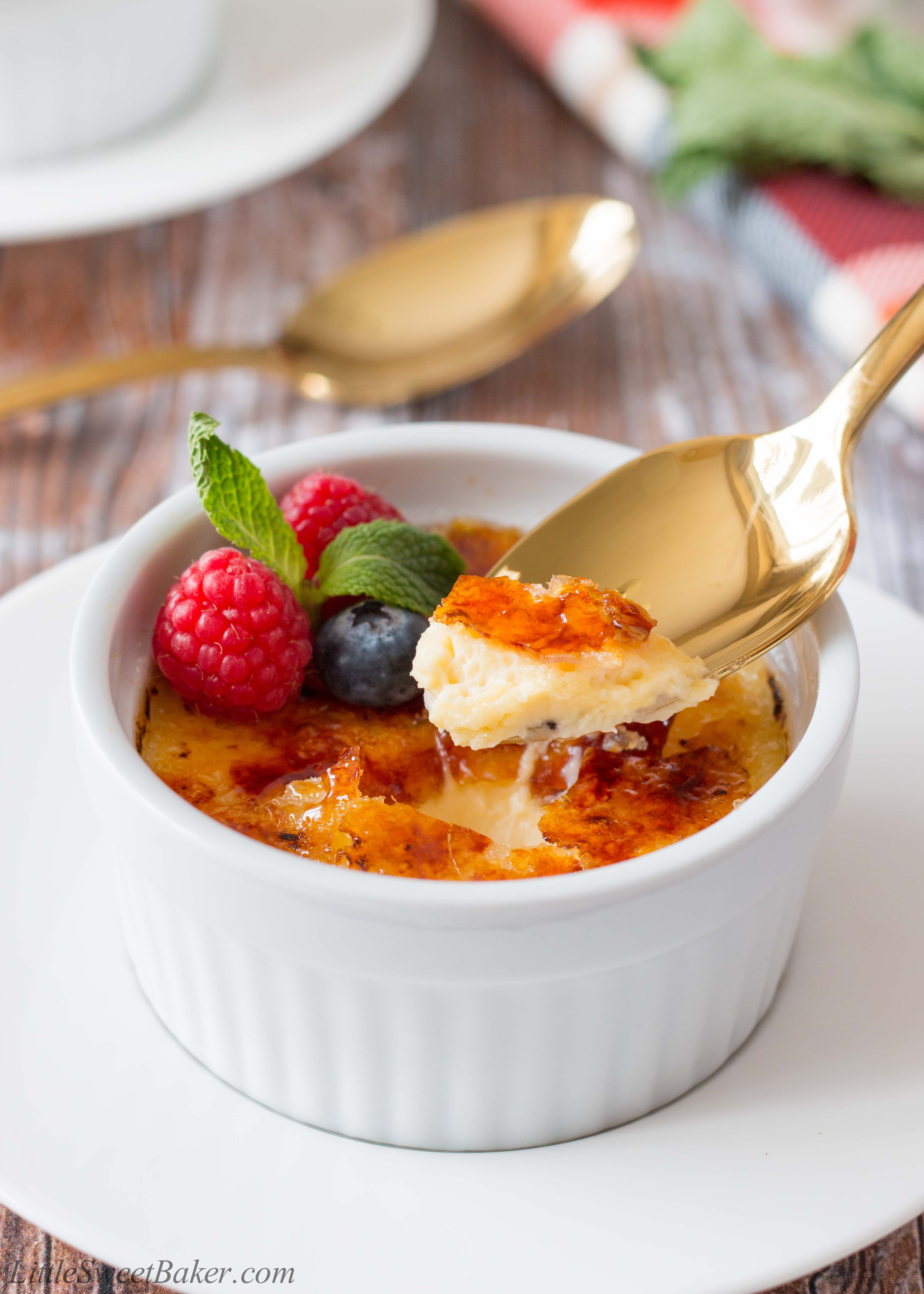 Easy Creme Brulee - Little Sweet Baker