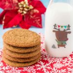 These molasses cookies are perfectly soft and chewy. They are lightly spiced and full of molasses flavor. #molassescookies #gingermolassescookies #softmolassescookies #bestmolassescookies #Christmascookies