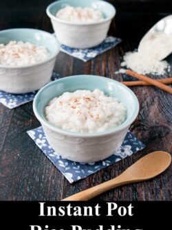 Instant Pot Rice Pudding Recipe Video Little Sweet Baker