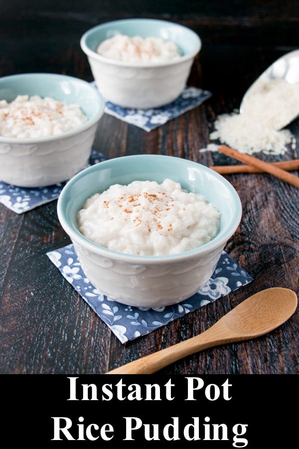 Instant Pot Rice Pudding {Recipe+Video} - Little Sweet Baker