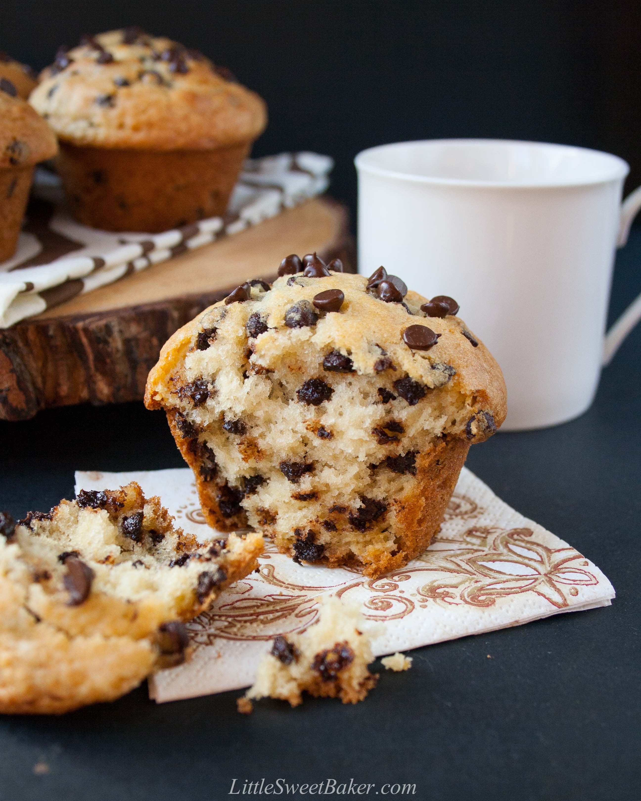 Bakery Style Chocolate Chip Muffins