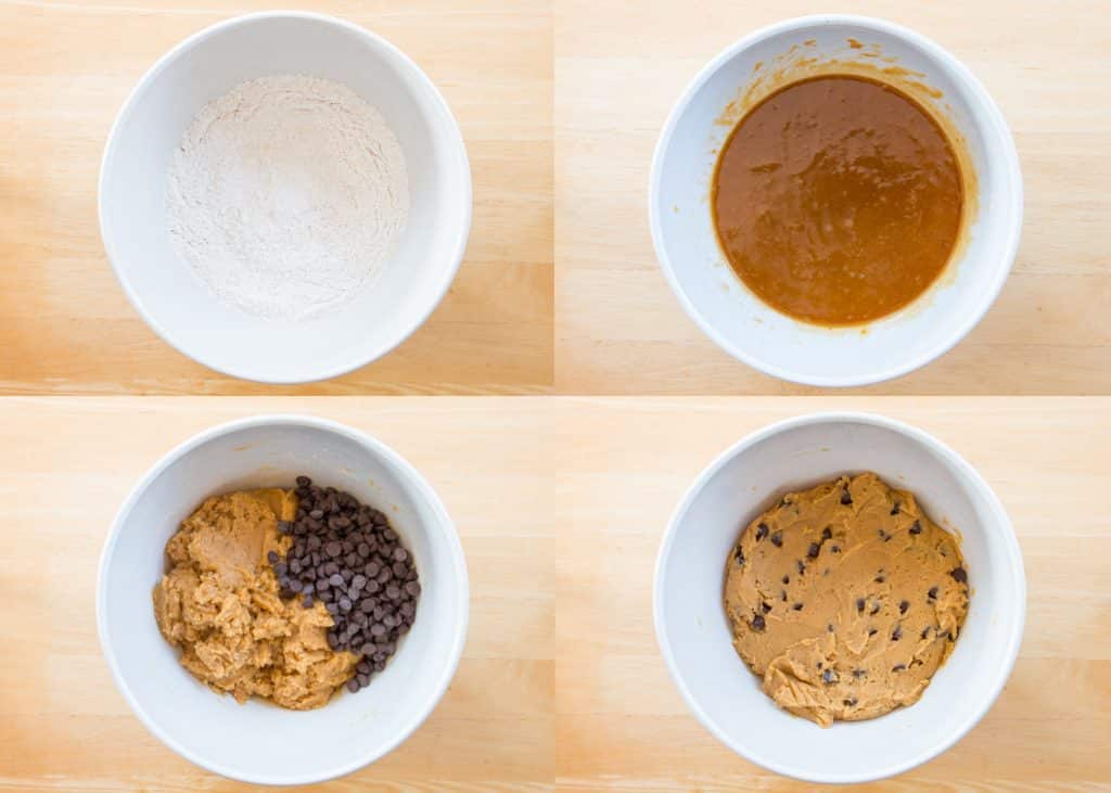 chewy pumpkin chocolate chip cookies