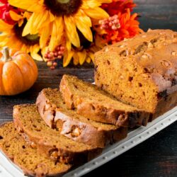 The flavor and aroma of butterscotch in this soft and moist pumpkin bread is absolutely intoxicating!. #butterscotch #pumpkinbread #pumpkinrecipe #fallbaking