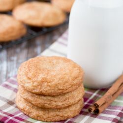The BEST snickerdoodles I've ever made! Soft and chewy, buttery and tangy, spicy and sweet, and just perfect every single time. #snickerdoodles #cookie #recipe #Christmascookie