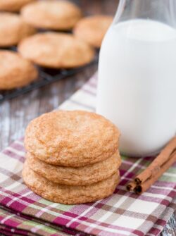 The BEST snickerdoodles I've ever made! Soft and chewy, buttery and tangy, spicy and sweet, and just perfect every single time. #snickerdoodles #cookie #recipe #Christmascookie