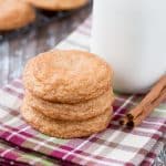 The BEST snickerdoodles I've ever made! Soft and chewy, buttery and tangy, spicy and sweet, and just perfect every single time. #snickerdoodles #cookie #recipe #Christmascookie