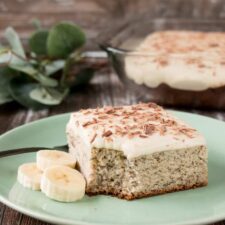 Banana Cake with Cream Cheese Frosting-image