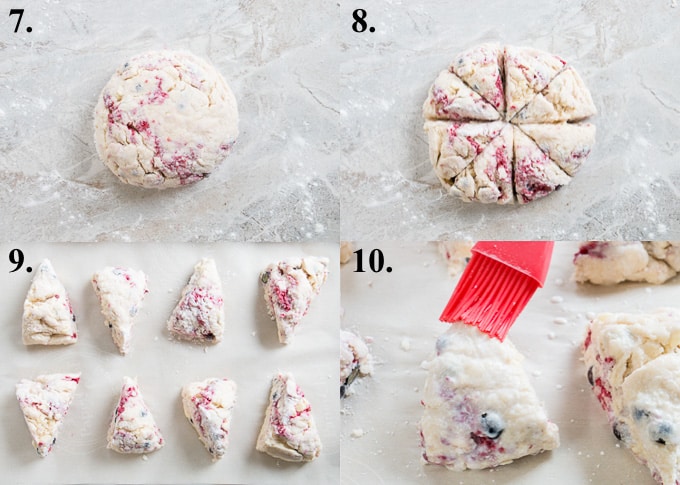 how to make scones steps 7-10