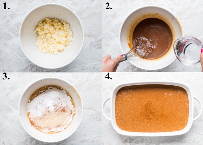 how to make gingerbread cake in 4 steps