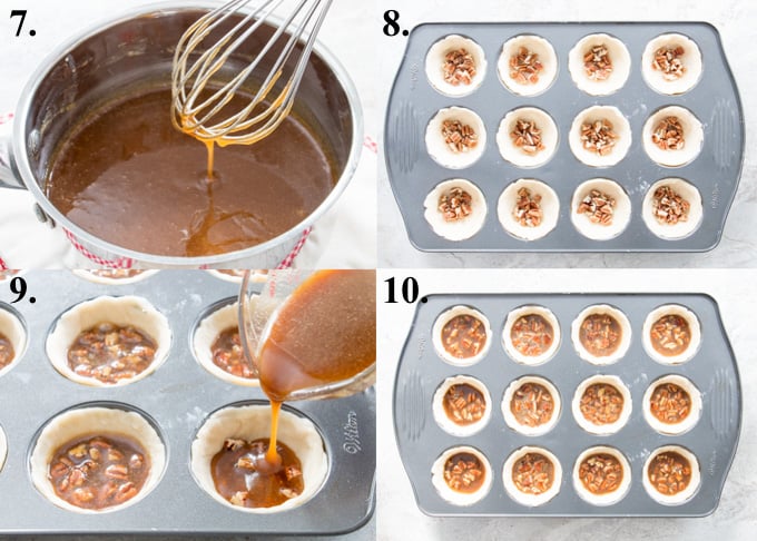 how to make butter tarts, steps 7-8 photos