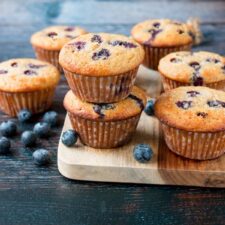 Healthy Blueberry Muffins-image