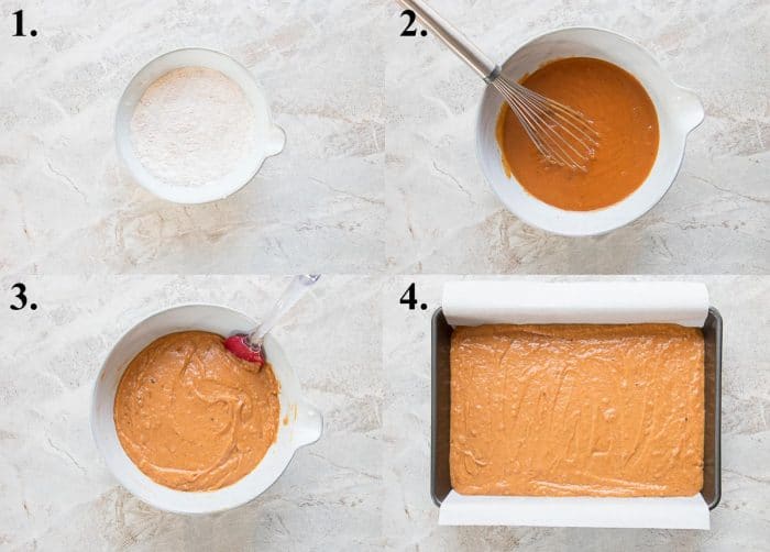 how to make pumpkin bars process shots