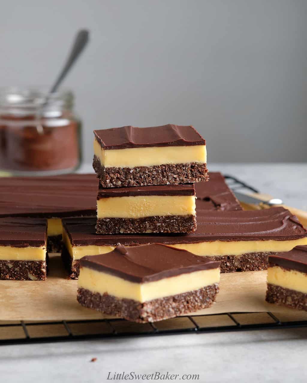 World's Best Nanaimo Bars (video) Little Sweet Baker