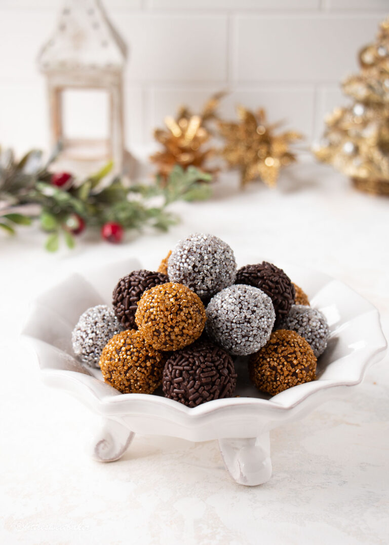 Chocolate Truffles Recipe (Just 4 ingredients!) Little Sweet Baker