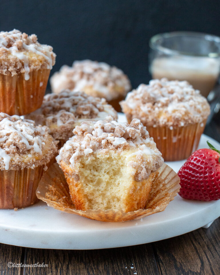 Coffee Cake Muffins Little Sweet Baker